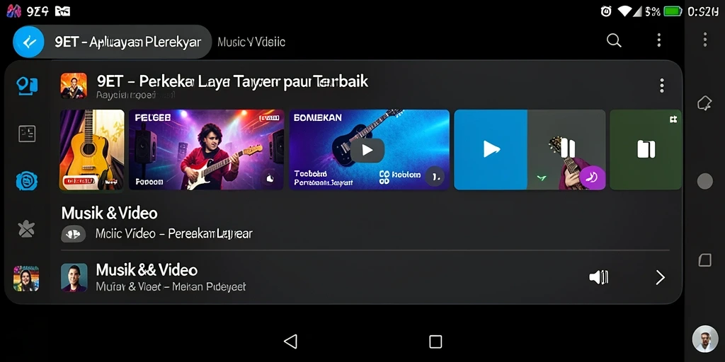 Tampilan antarmuka dan fungsi aplikasi Perekam Layar 9ET.