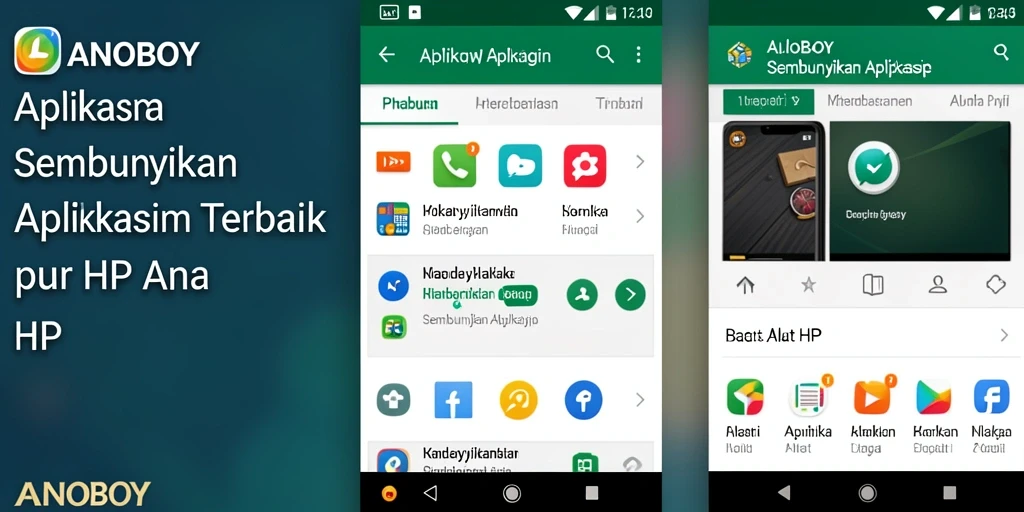Tampilan antarmuka ANOBOY yang sederhana dan fungsional.