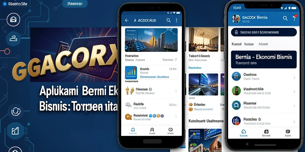 Antarmuka GACORX menampilkan berita ekonomi yang mudah diakses.